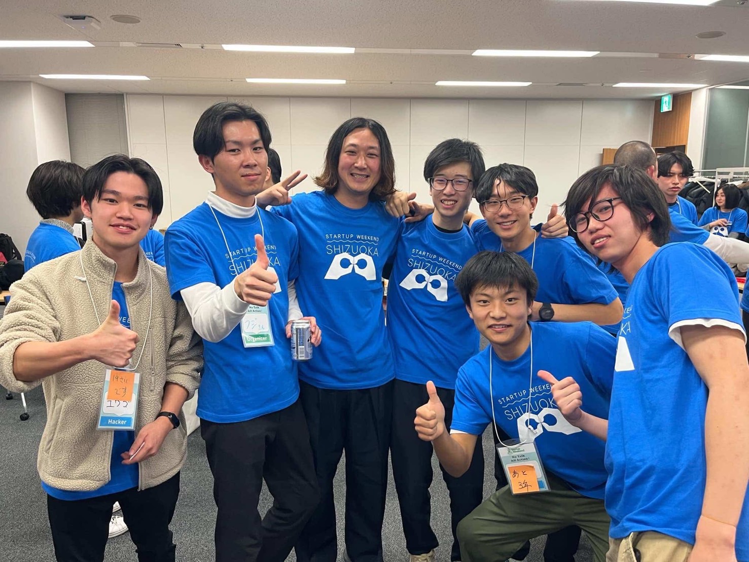 学生たちがイベントに参加した様子