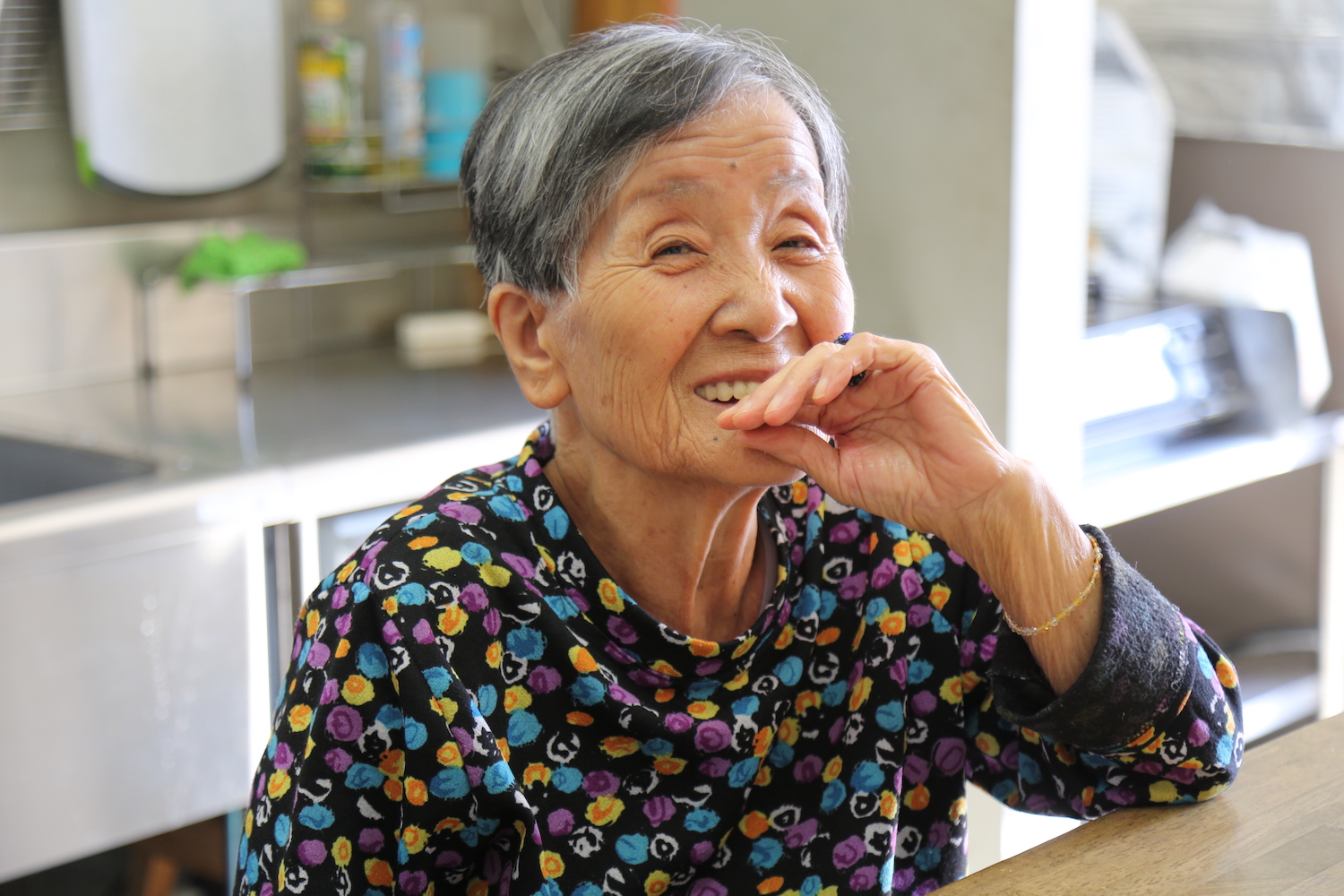 笑顔 ばあちゃん