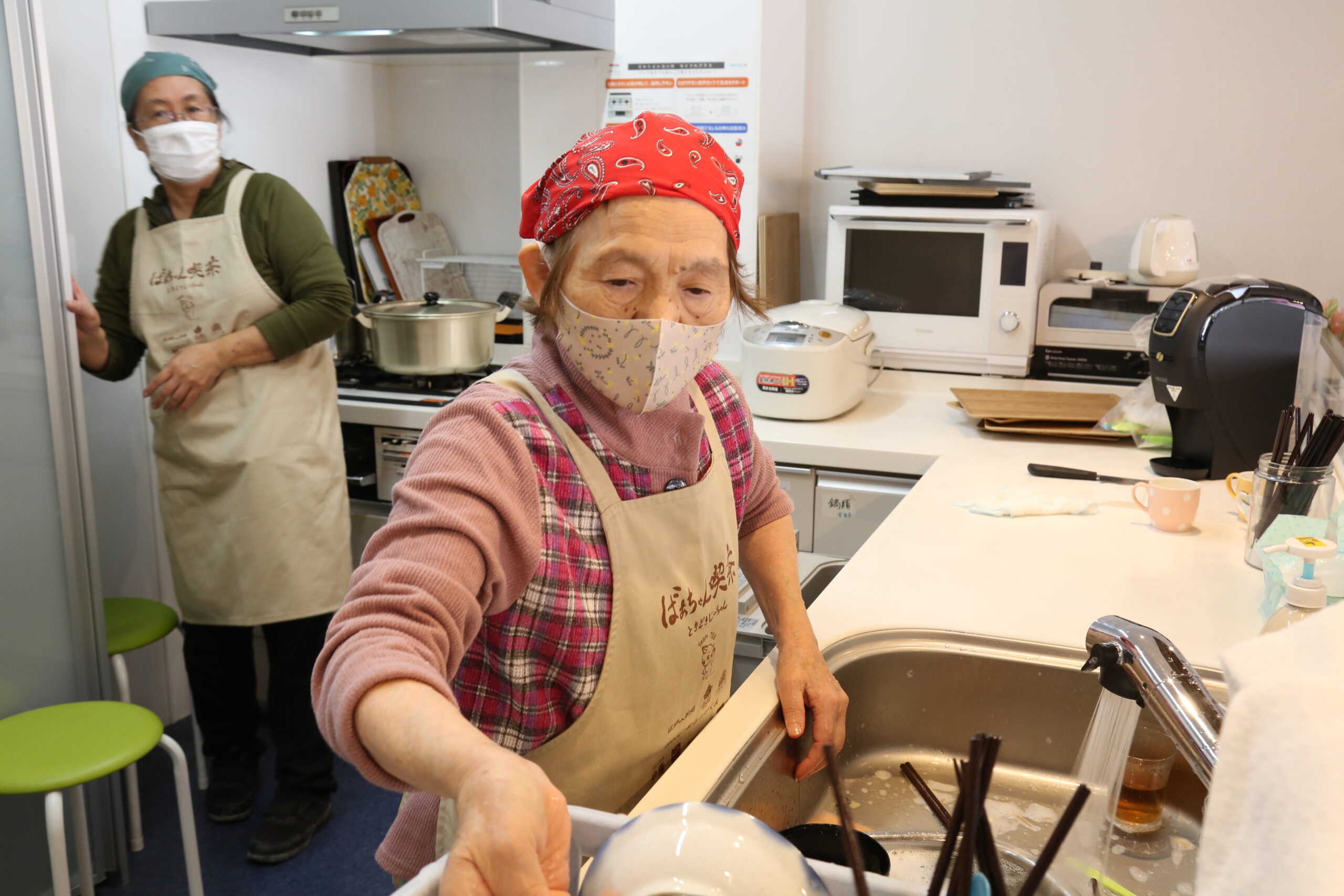 洗い物 ばあちゃん
